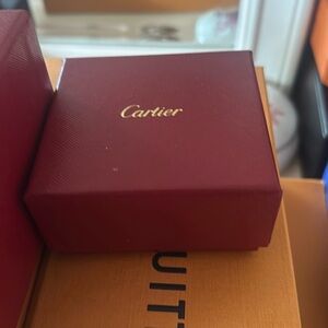 2 Cartier boxes and ring box